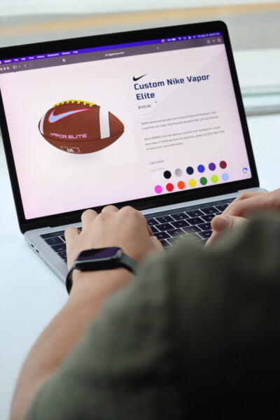 Online Custom Football Configurator 